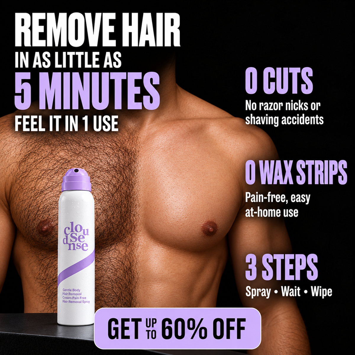 CloudSense™ Hair Removal Spray