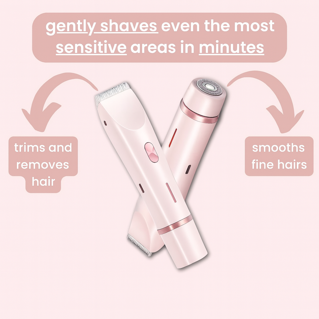 GlowTrim™ – 2-in-1 Bikini & Body Trimmer