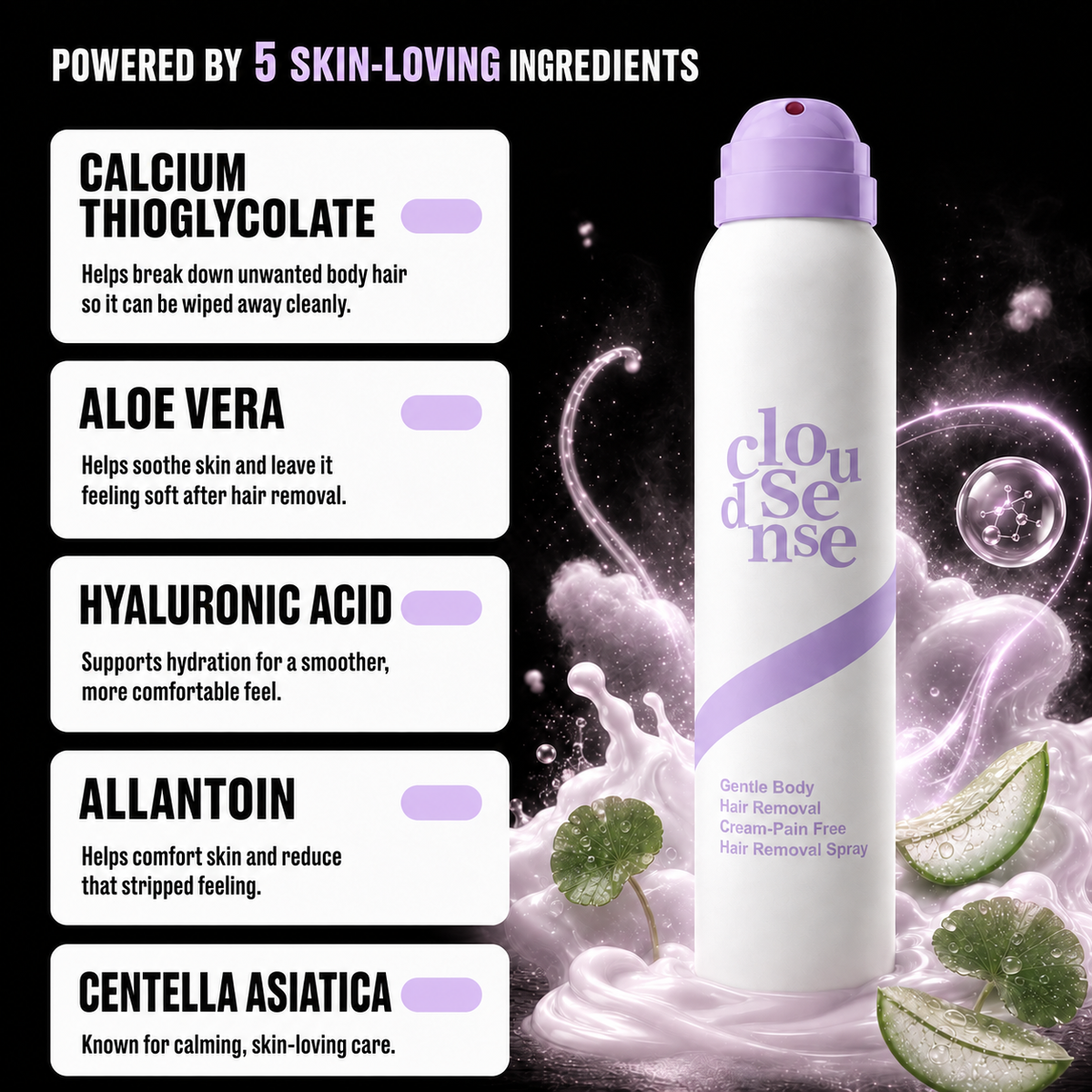 CloudSense™ Hair Removal Spray